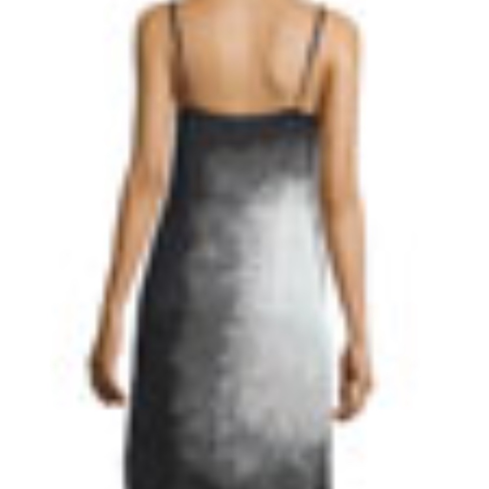 Halston Heritage Printed Silk Georgette Dress 12 - Picture 3 of 6